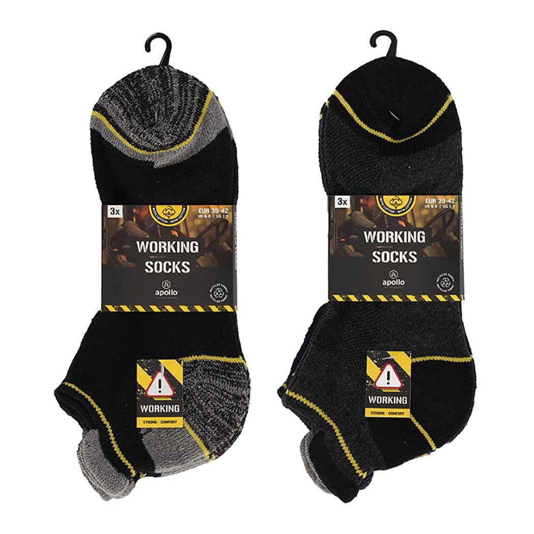 Chaussettes de travail fonctionnelles Sneaker - pack de 3