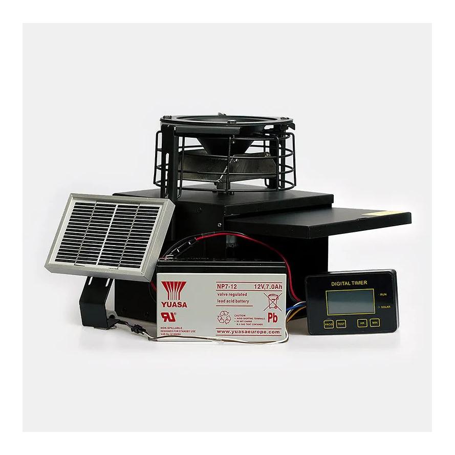 AttraTec Panneau solaire 1,5 W (avec support et câble de 2 m)
