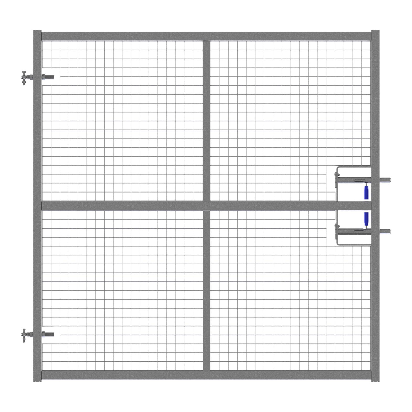 Agritubel Weidezauntor - mit Gitter - Höhe 2.00 m