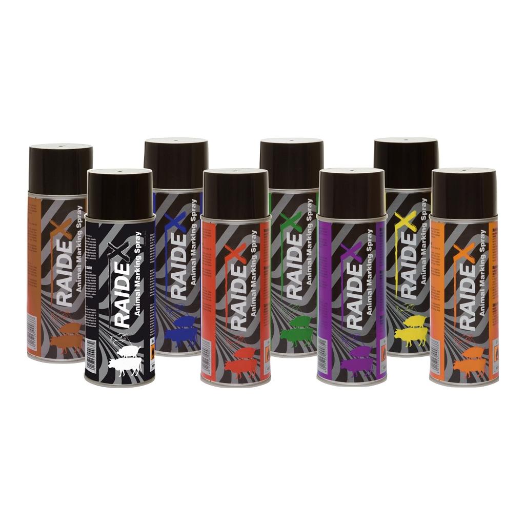 RAIDEX Spray de marquage pour bovins – bleu