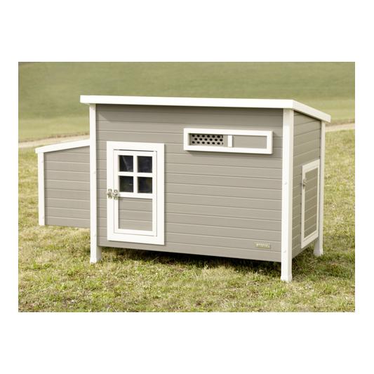 Kerbl Hobbyfarming ECO-Kunststoffstall Barney Grau
