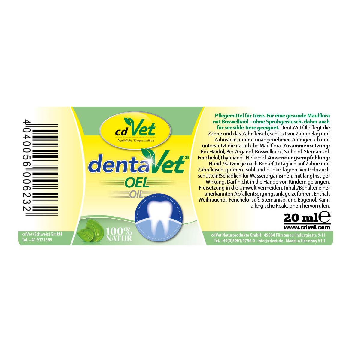 cdVet Huile dentaVet