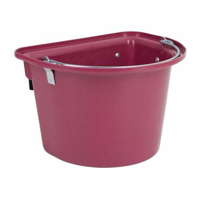 Kerbl Transport-Futterkrippe mit Bügel - rose Rosé