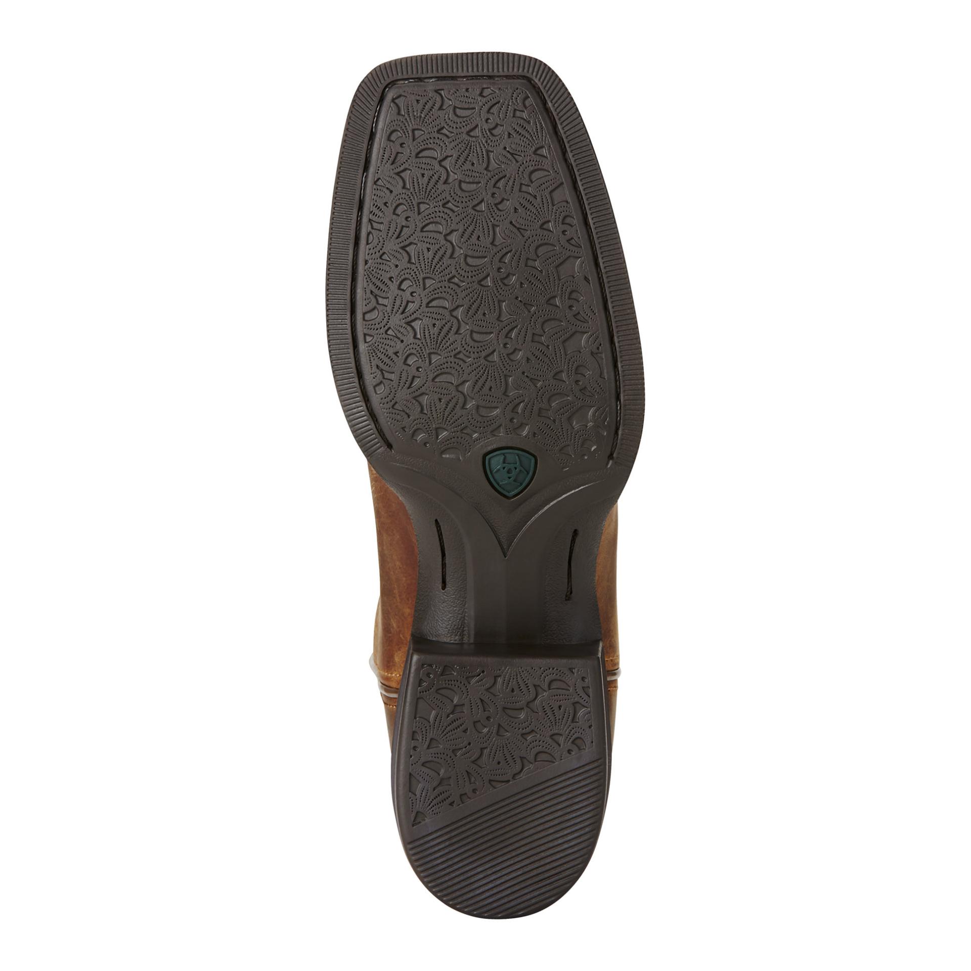 Ariat Bottes d'équitation western Women's Round Up Wide Square Toe - Powder Brown