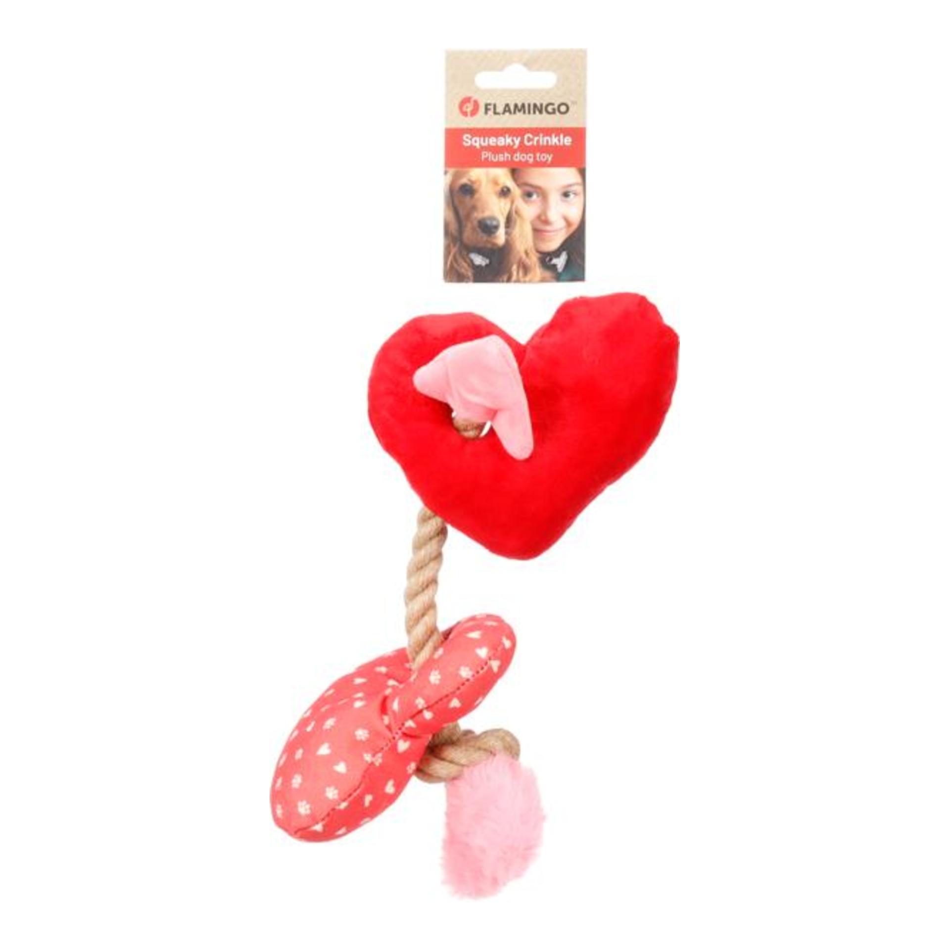 FLAMINGO Jouet Tau Cœur Valentine