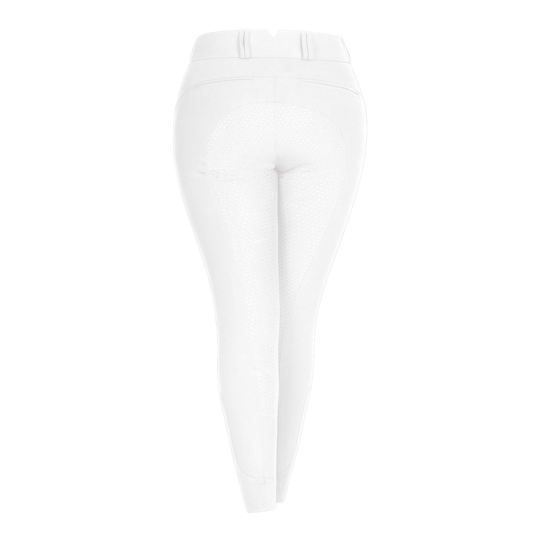 Elt Elly Silikon Reithose PlusSize Damen - weiss