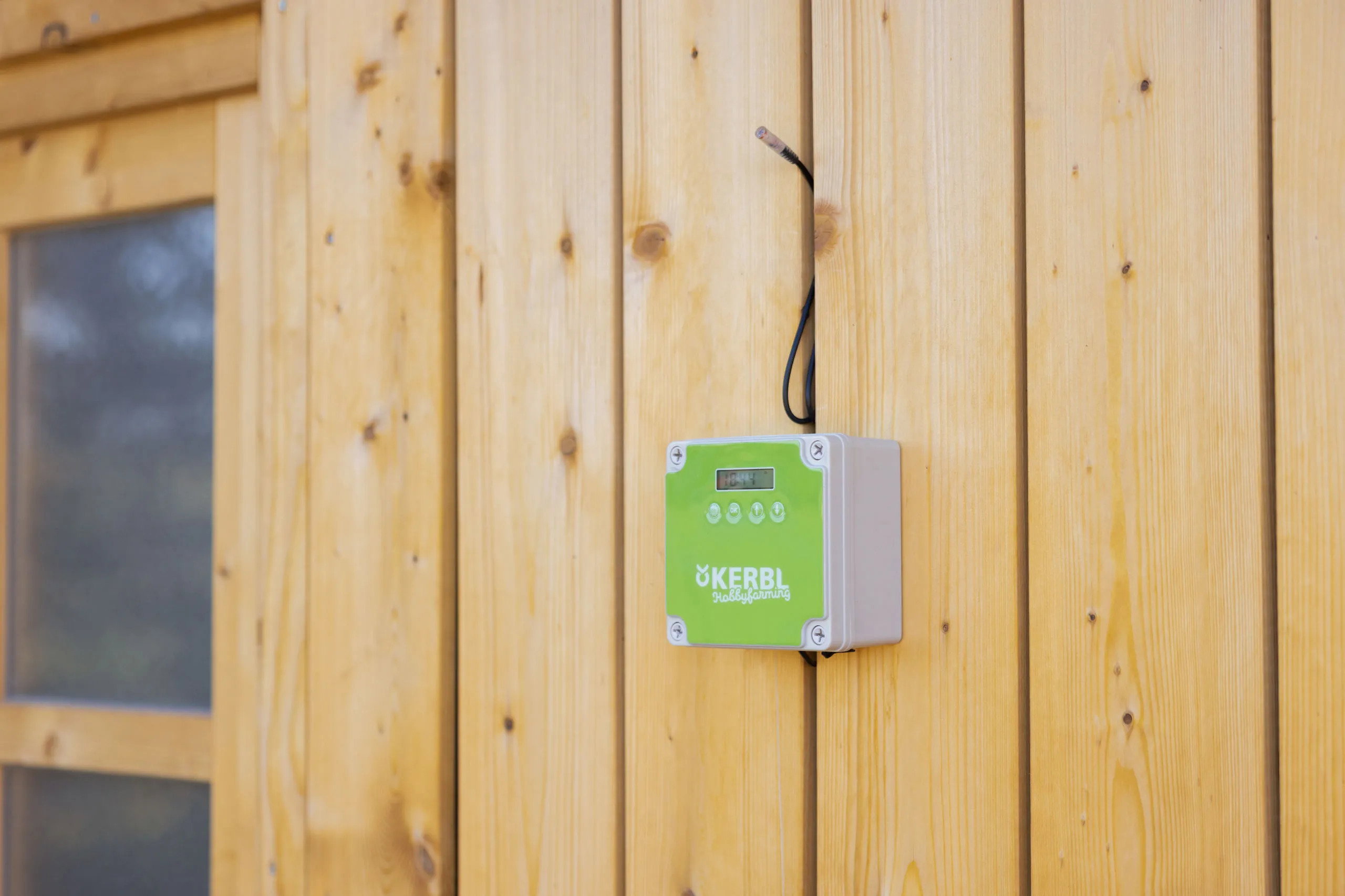 Kerbl Hobbyfarming Porte automatique pour poulailler - Commande pour trappe de poulailler