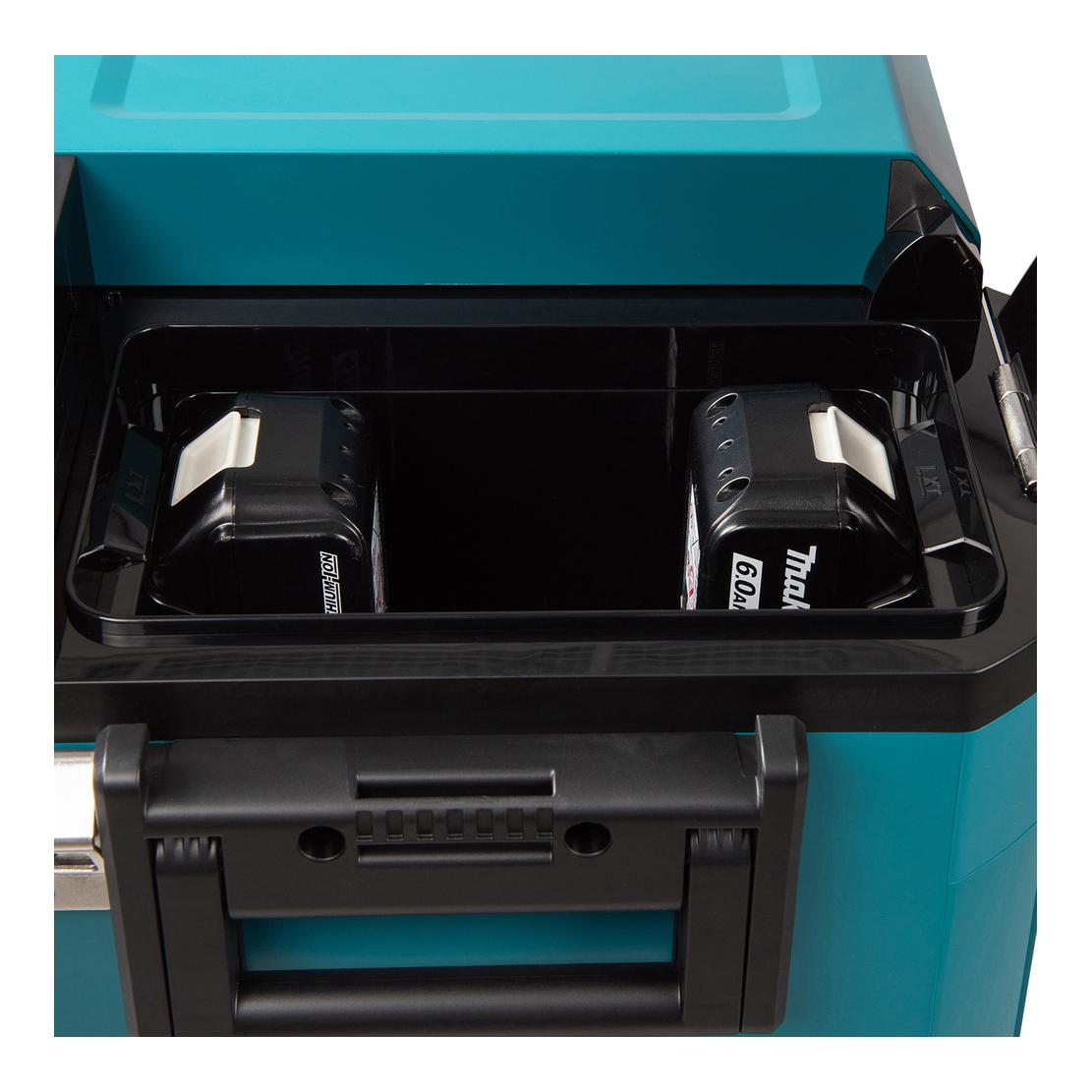 Makita CW004GZ Akku-Kühl- und Wärmebox mit 2 Temperaturzonen