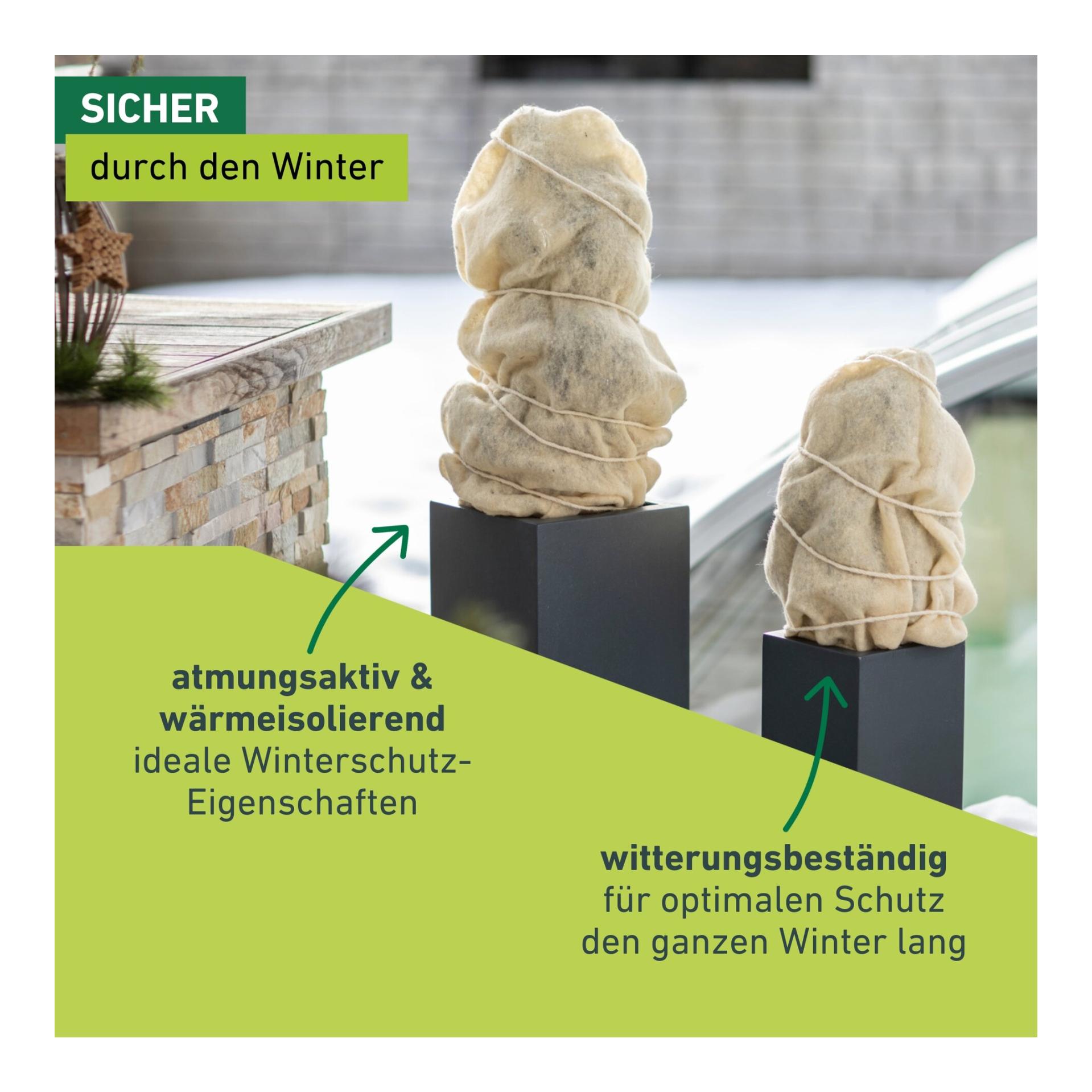 Windhager Kälteschutzdecke aus Schafwoll-Vlies
