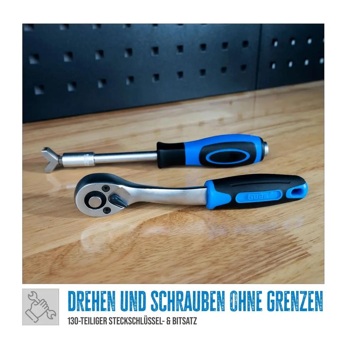Güde Steckschlüssel und Bitsatz GSB 130