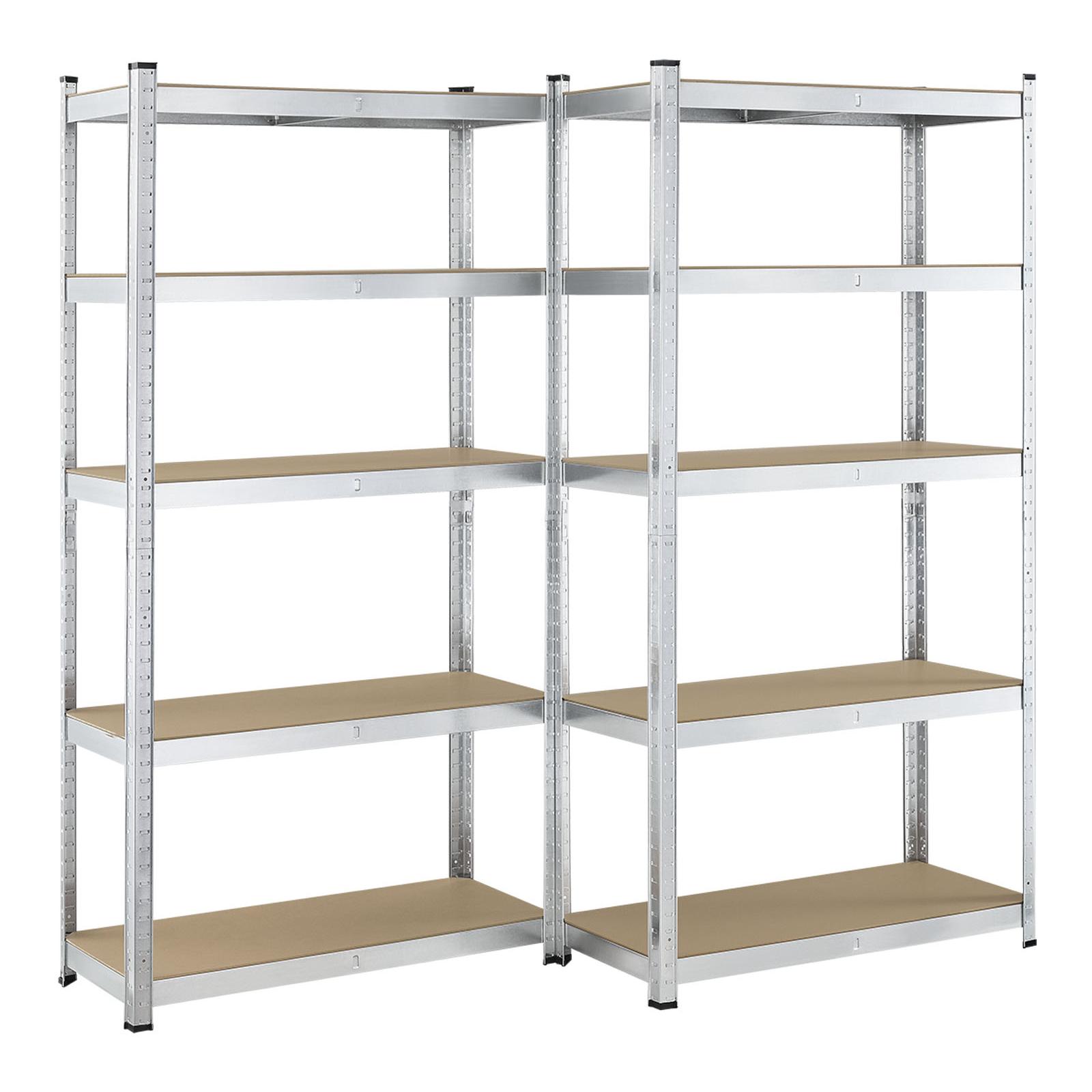 Hauptner 2er Set Lagerregal 180 x 90 x 40 cm