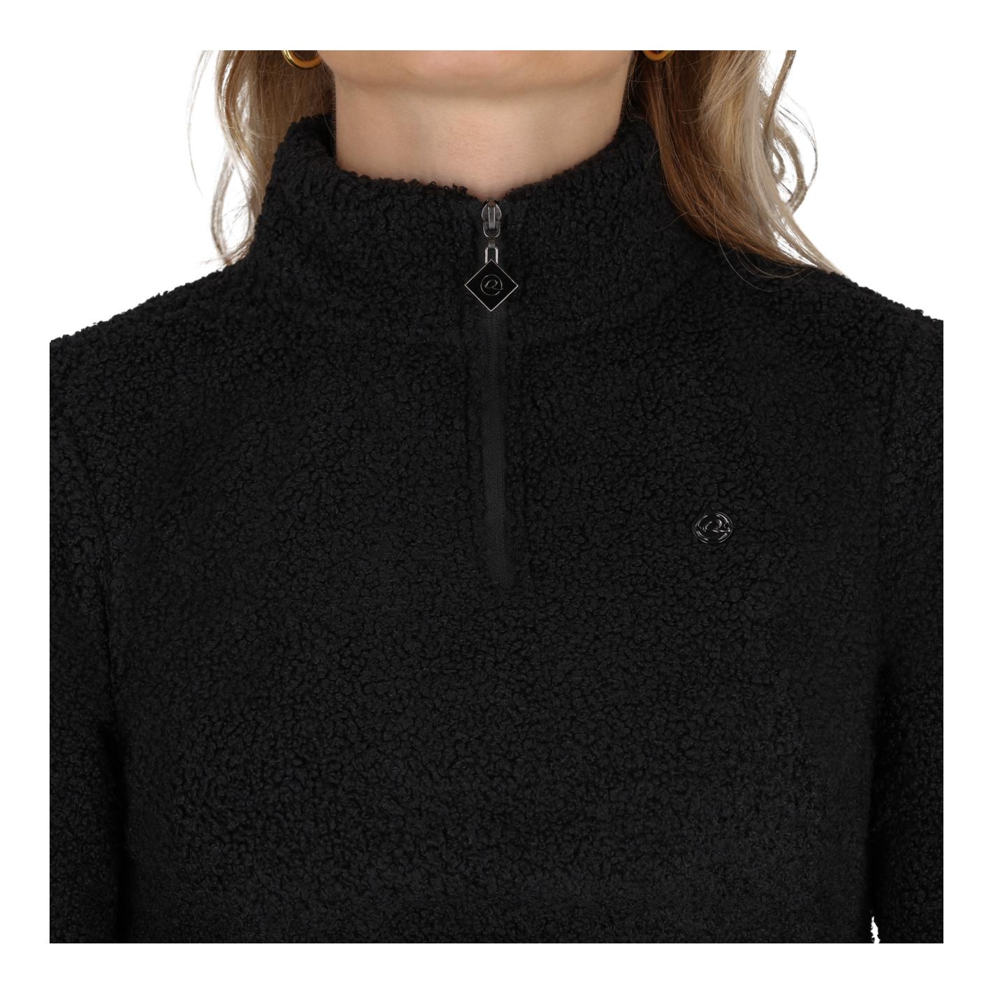 QHP Pullover mit halbem Reissverschluss Teddie