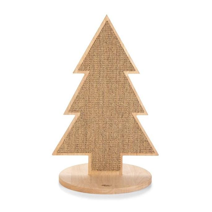 Designed by Lotte Weihnachts-Kratzbaum aus Holz für Katzen