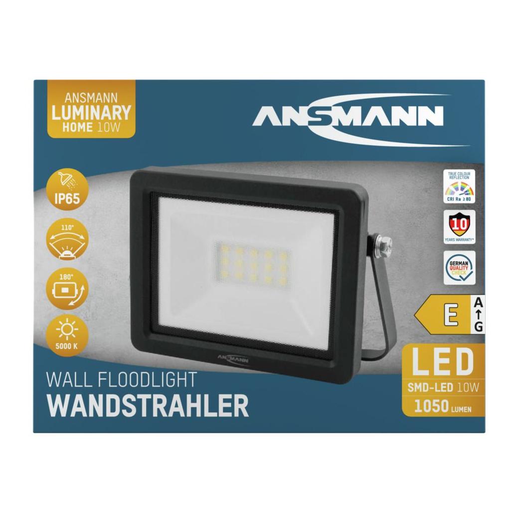 Ansmann Luminary LED-Wandstrahler mit 10 W