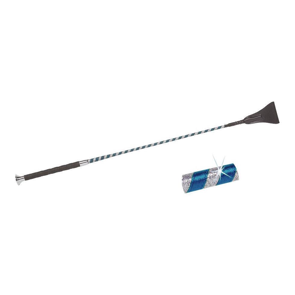 Fleck Springgerte/ Satin-Glitter - blau