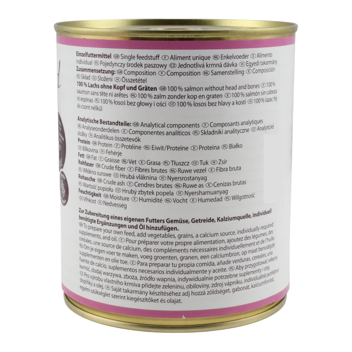 Lunderland Boîte de viande pure saumon