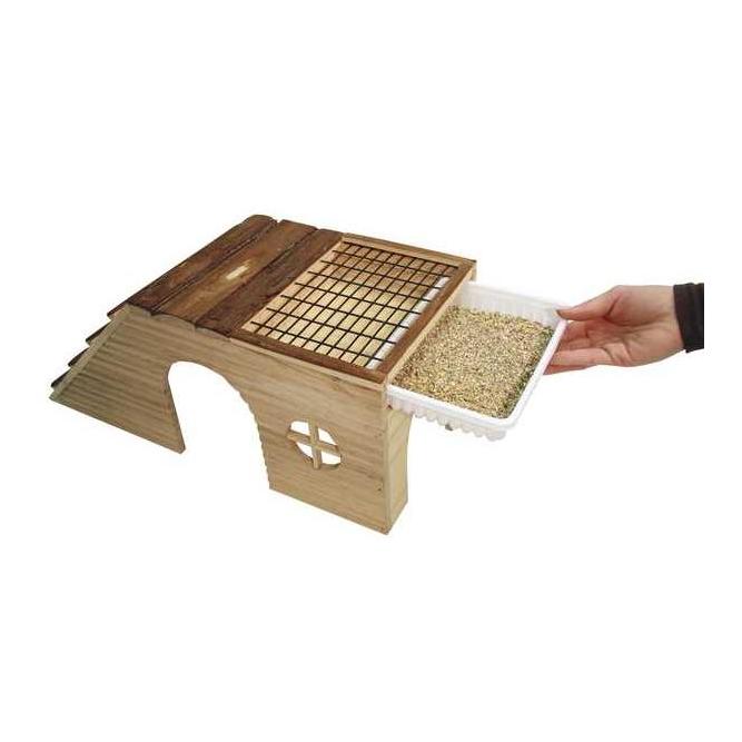 Kerbl Pet Nagerhaus mit Rampe Nature