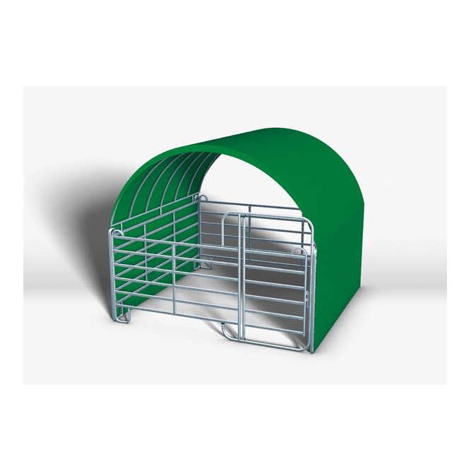 Growi®-Rundbogen-Weidezelt 3.60 x 3.60 x 3.25 m OHNE PANNEAUX