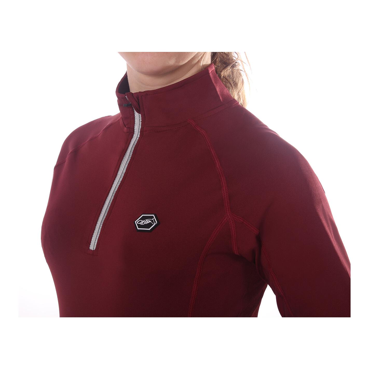 QHP T-shirt de sport Florence - bordeaux