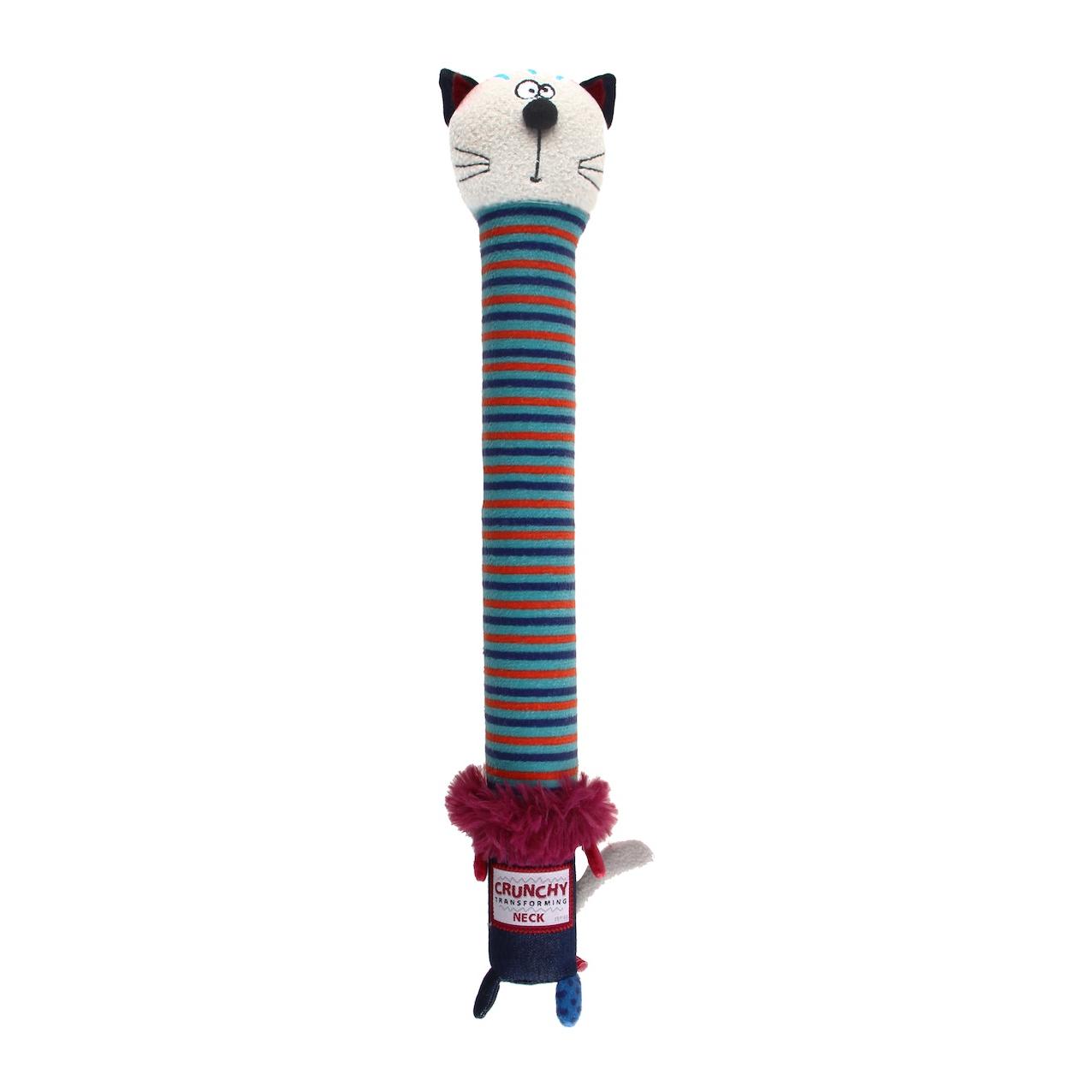 Gigwi Crunchy Neck Katze mit Quieker Glacier-deepsea