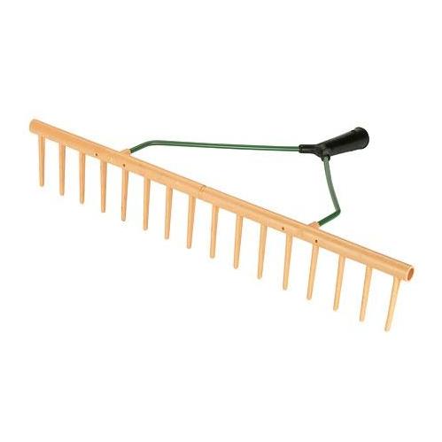 Kerbl Kunststoffrechen Braun