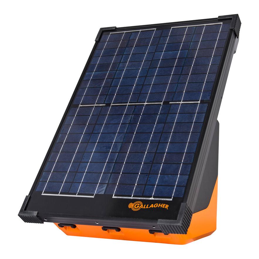 Gallagher Solargerät S200 - inkl. 2 Akkus Schwarz