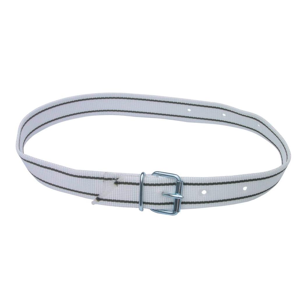 Kerbl Halsmarkierungsband mit Rollschnalle – weiss/schwarz