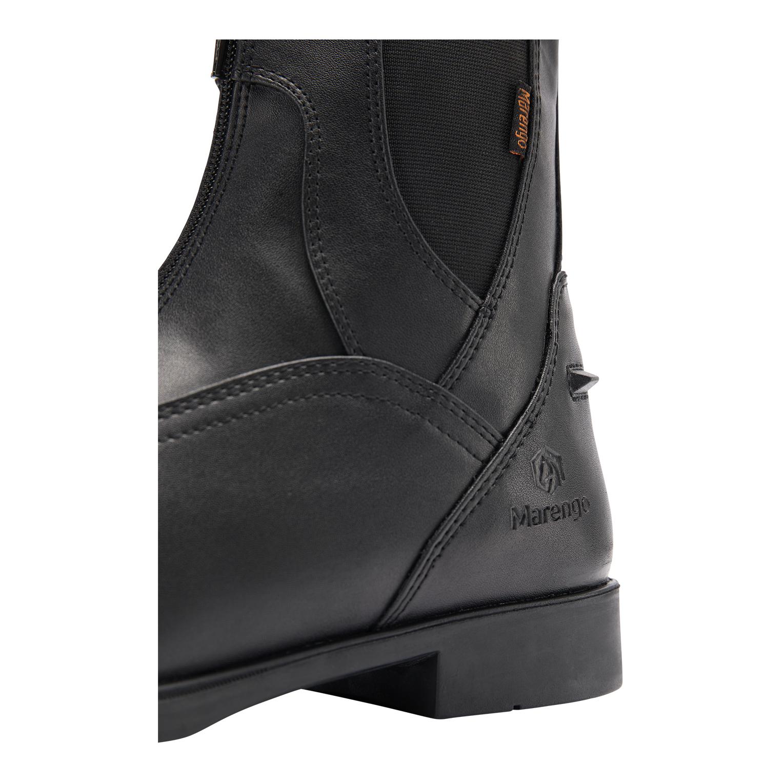 Marengo Reitstiefelette Frontzip Kunstleder