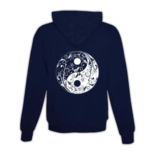 Pull à capuche Yin Yang unisexe