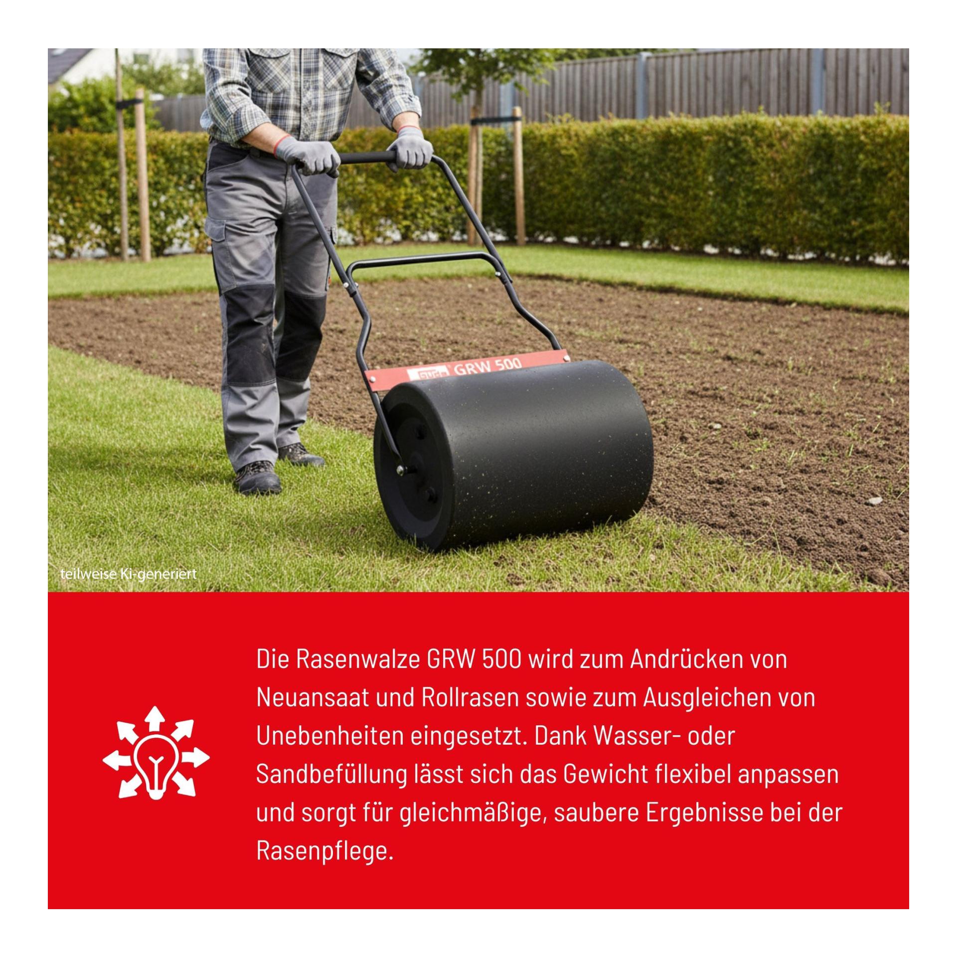 Güde Rasenwalze GRW 500-62