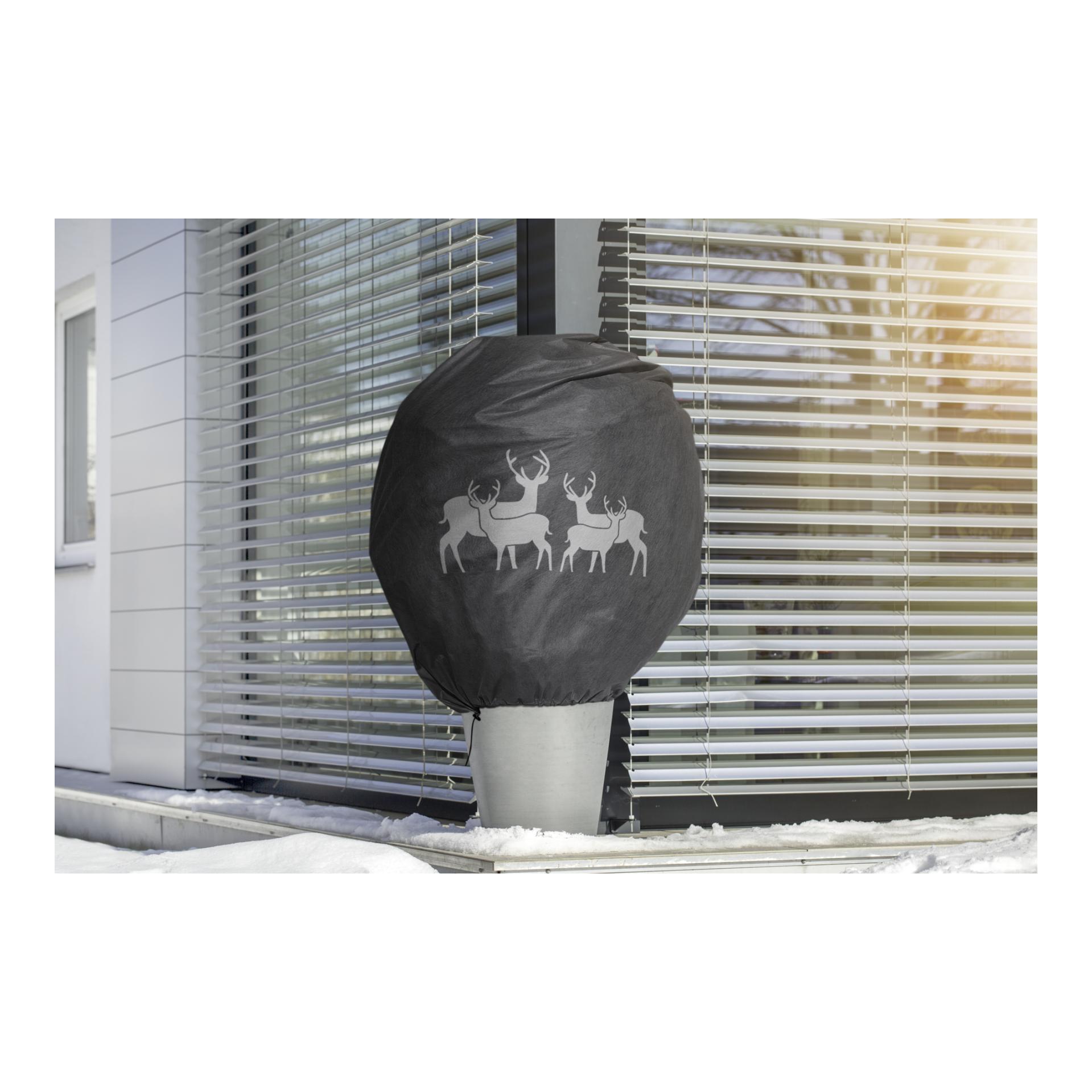 Windhager Winter-Deko-Vlieshaube PROTECT Hirsche