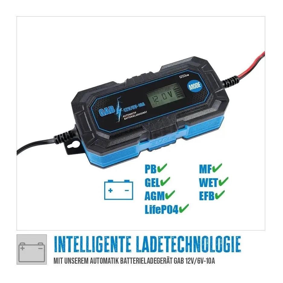 Güde Automatik Batterieladegerät GAB 12V/6V-10A