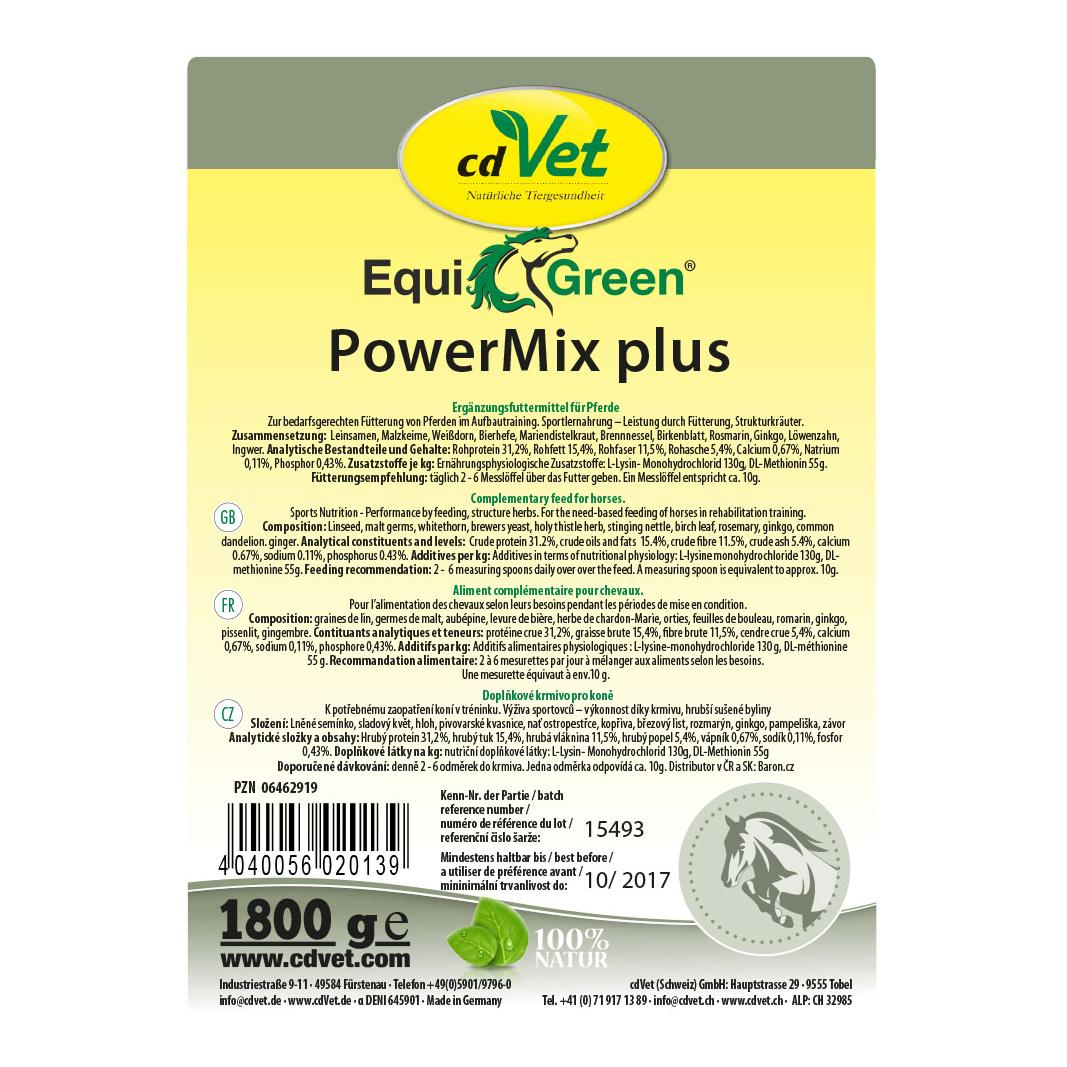 cdVet EquiGreen PowerMix plus