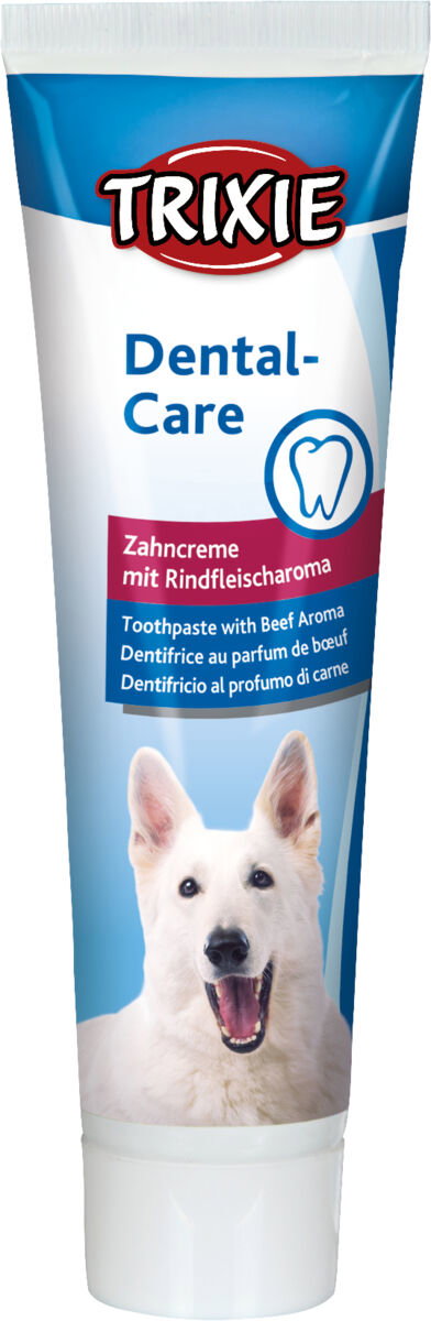 TRIXIE Hunde Zahncreme Rindfleischaroma Blau