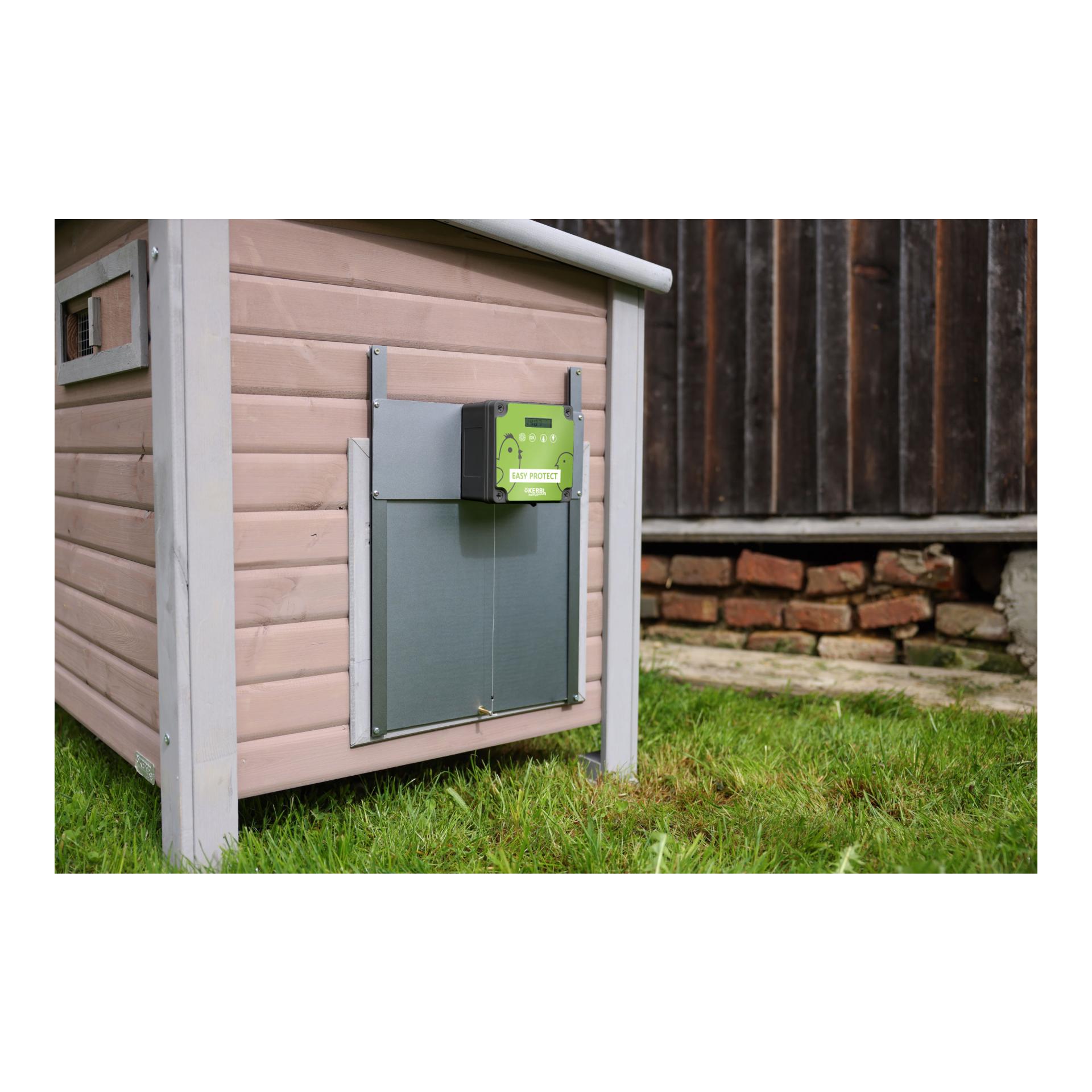 Kerbl Hobbyfarming Automatische Hühnertür Komplettset EasyProtect
