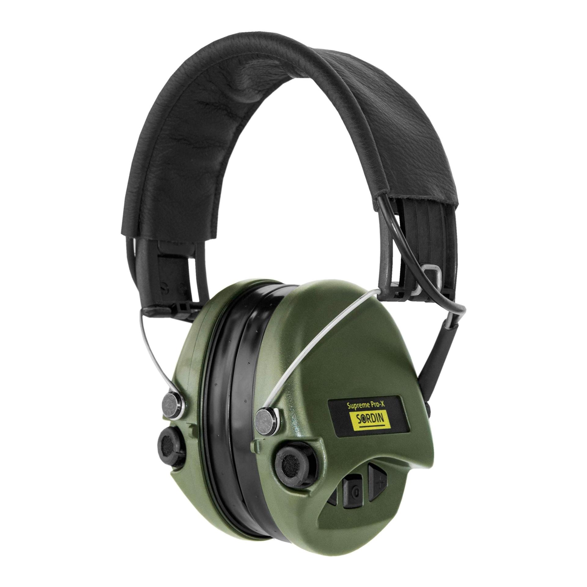 Supreme Pro X mit schwarzem Lederband und Gelkissen - Grüne Cups