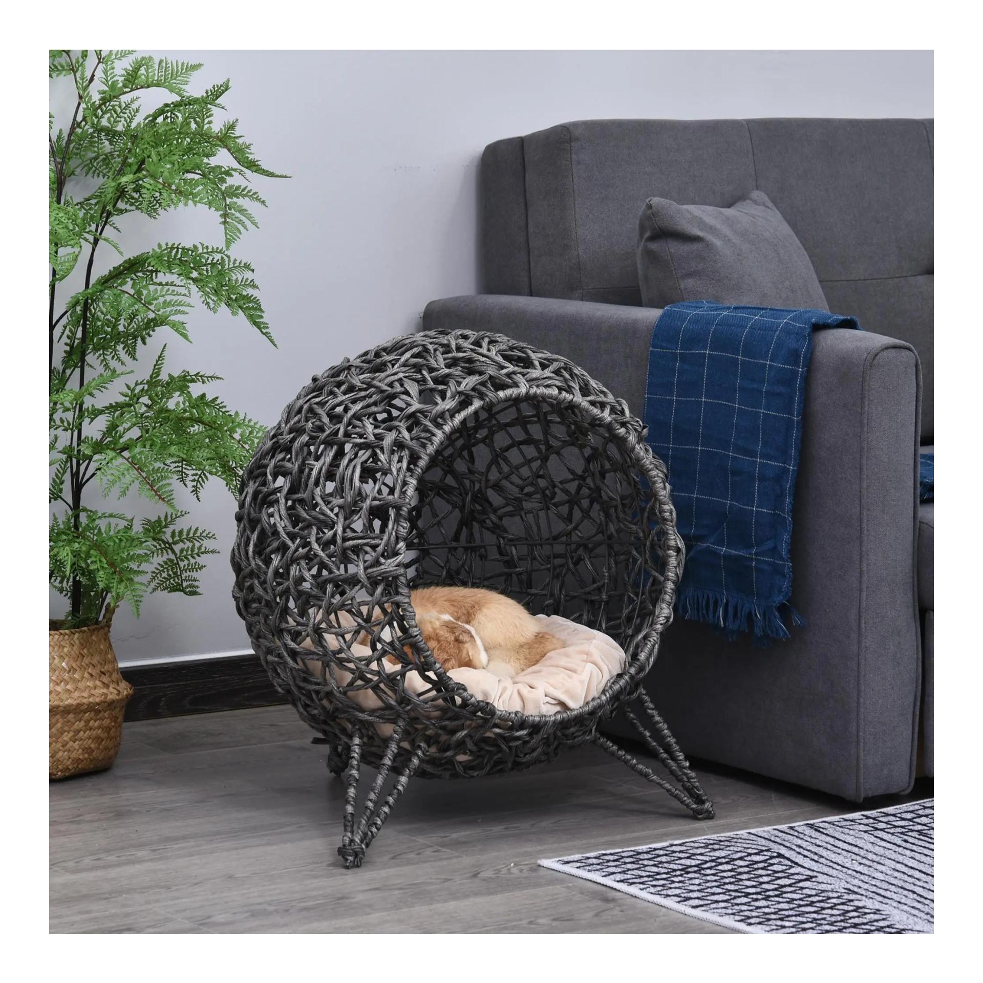 Mainer Katzenkorb Rattan