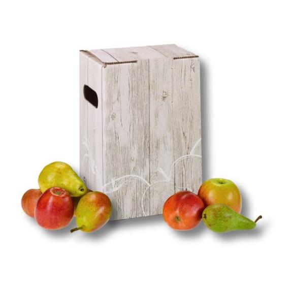 Hauptner Bag in Box - Karton "Holzkiste" 5 Liter