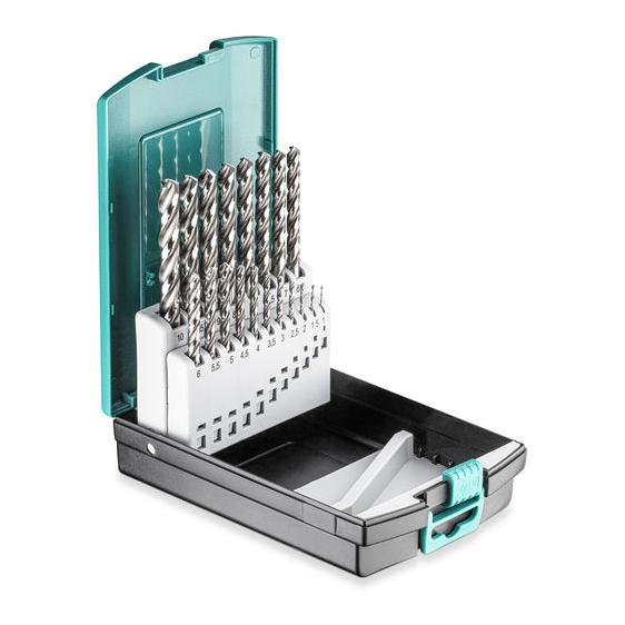 technocraft HSS-G Spiralbohrer-Satz,3-CUT 19-tlg