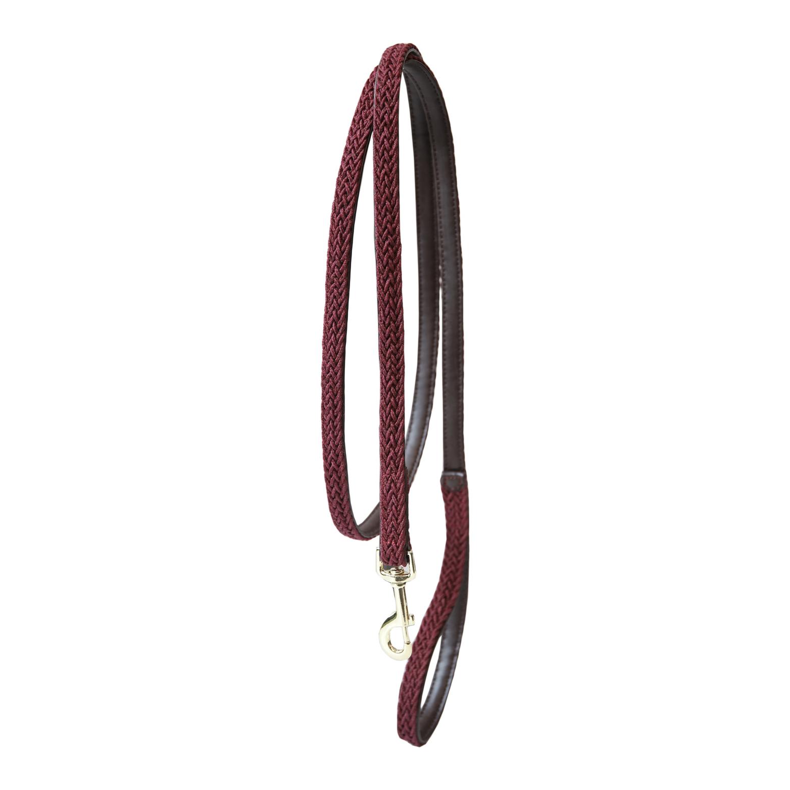 Kentucky Dogwear Hundeleine Nylon geflochten - bordeaux