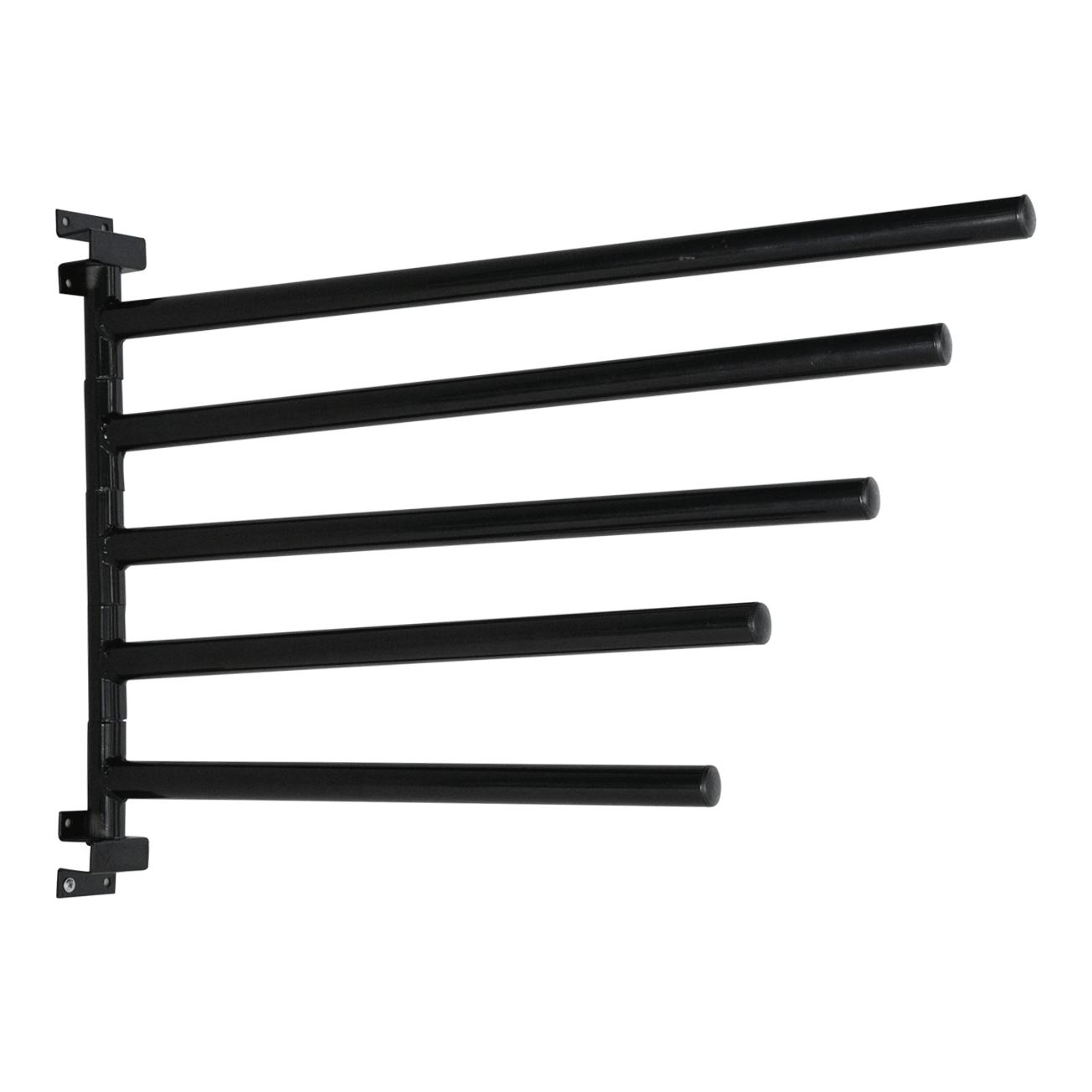 Waldhausen Schabrackenhalter 5-Schwenkarme Schwarz