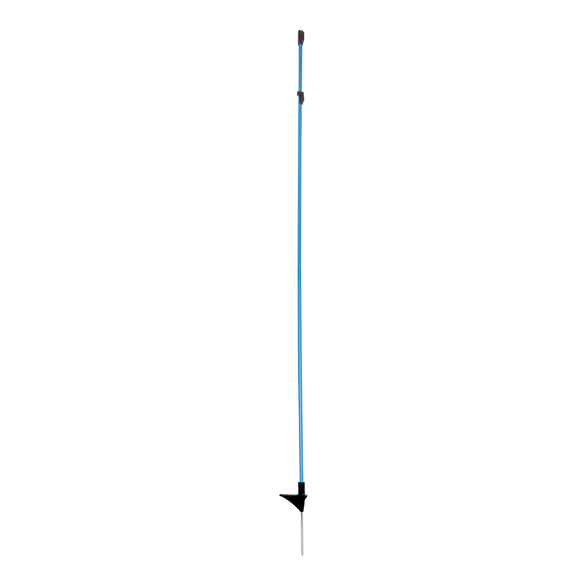 Hauptner Oval-Fiberglaspfahl Blau - 10 Stück