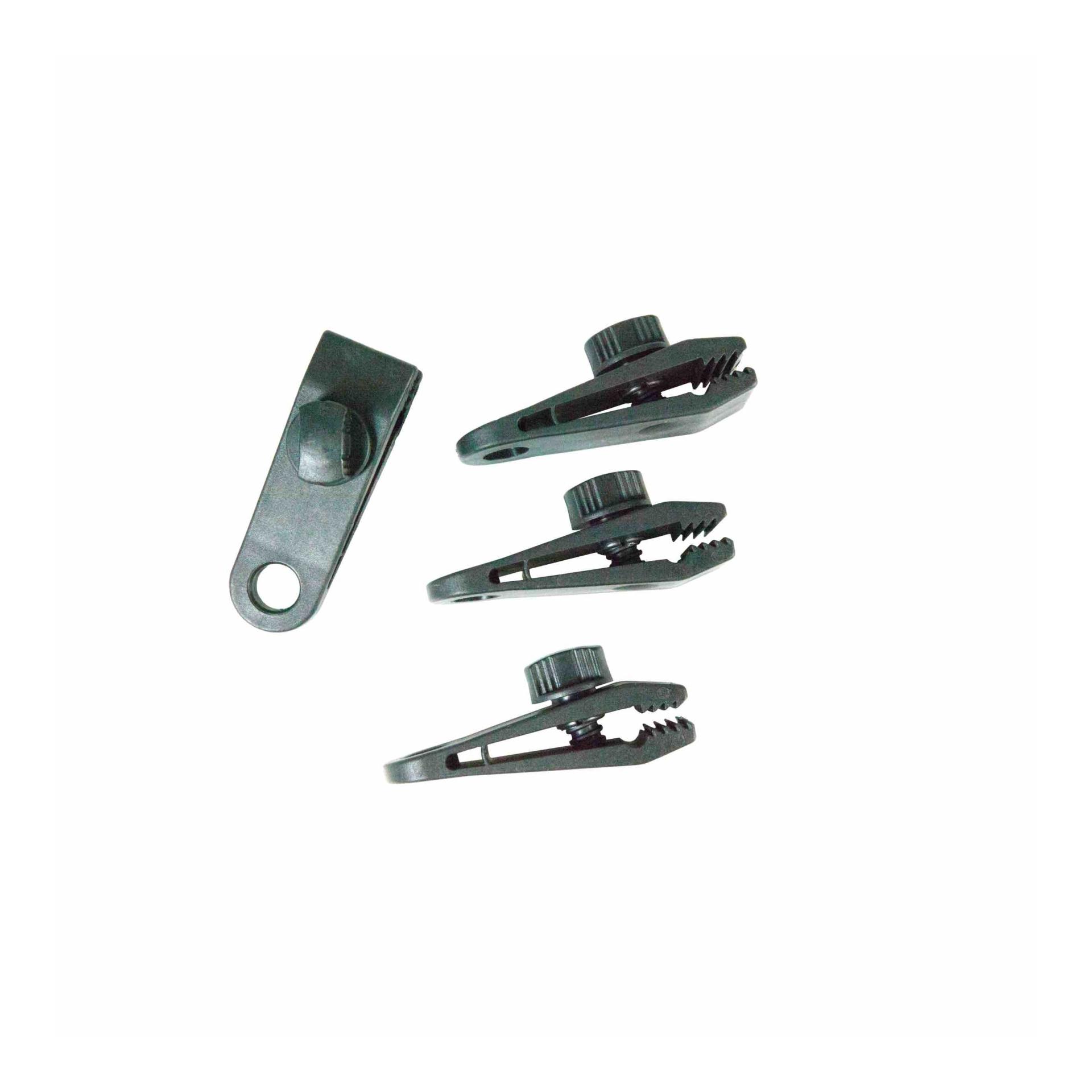 Windhager Planen-Clip-Set 8 tlg. Schwarz