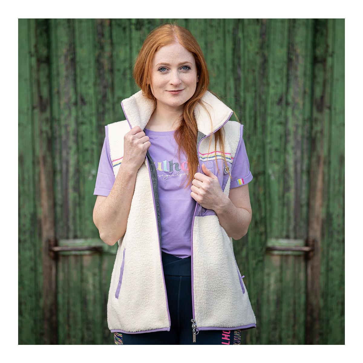 Soulhorse Teddyfleece Weste Rainbow Unicorn