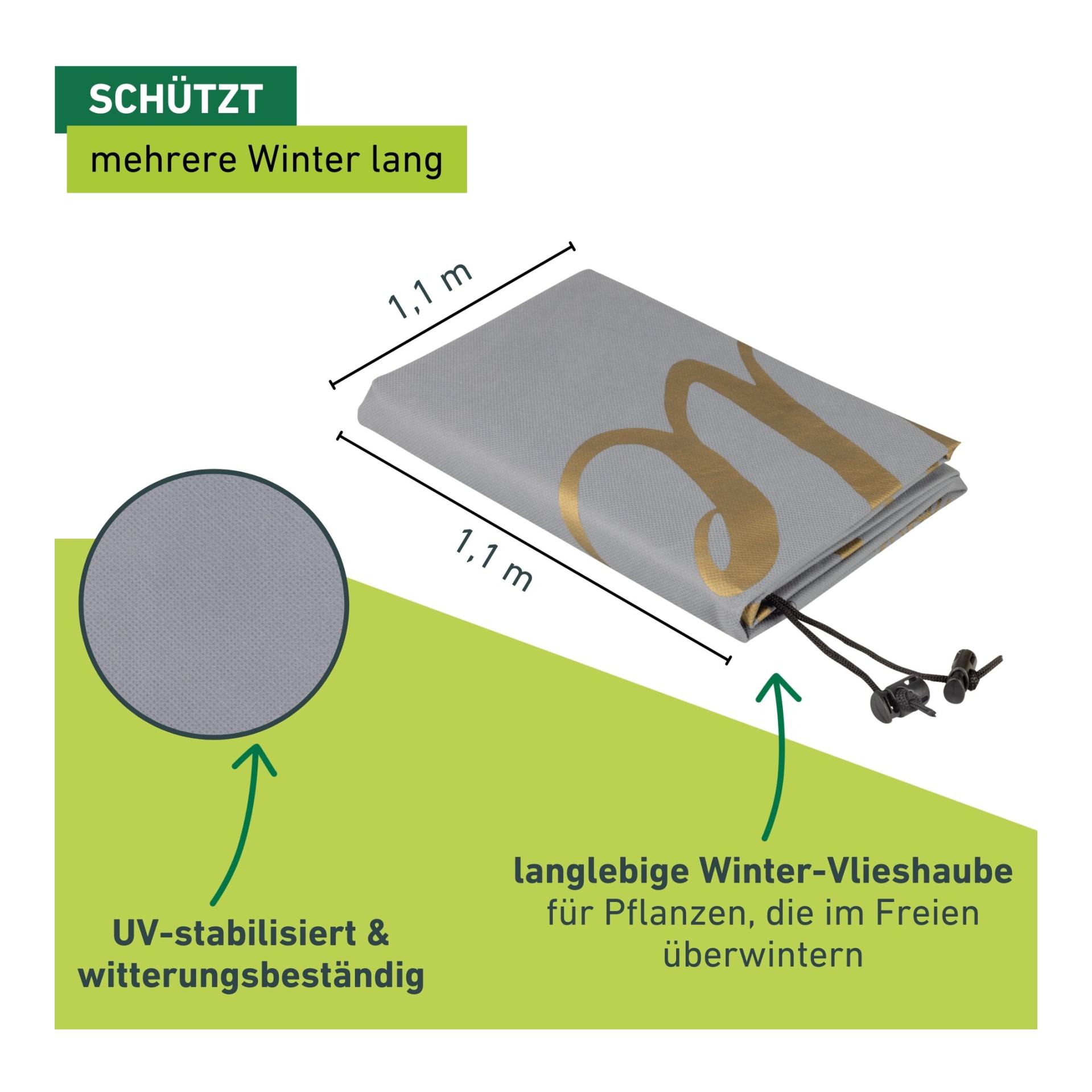 Windhager Winter-Deko-Vlieshaube PROTECT Hello Winter