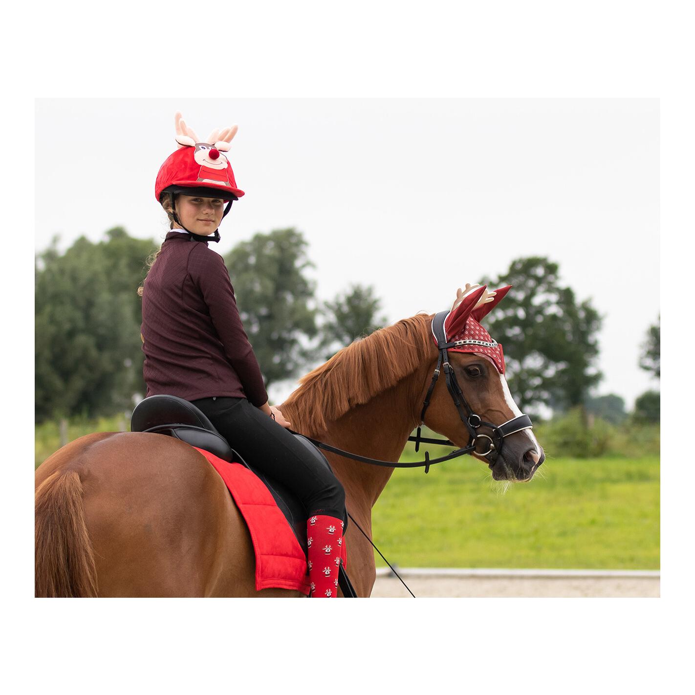 QHP Ohrenhaube Christmas Rudolph