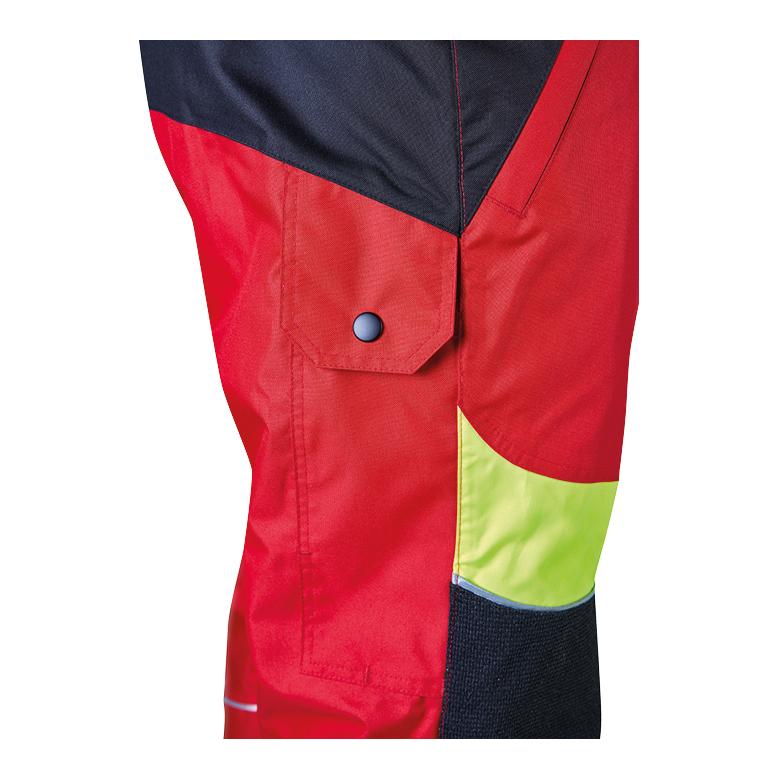 PSS X-treme Rain Regenhose - rot/gelb