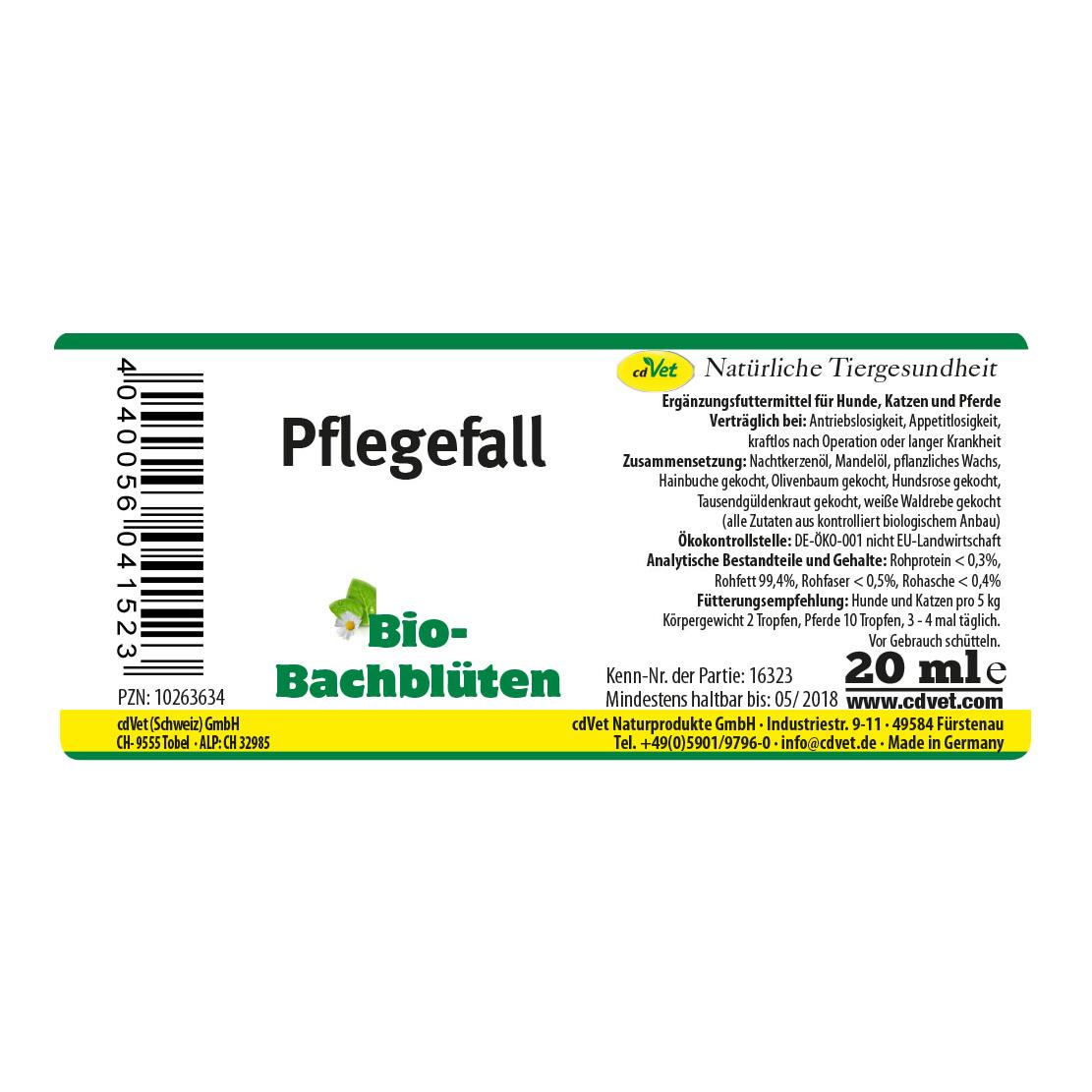 cdVet Bio-Bachblüten Pflegefall