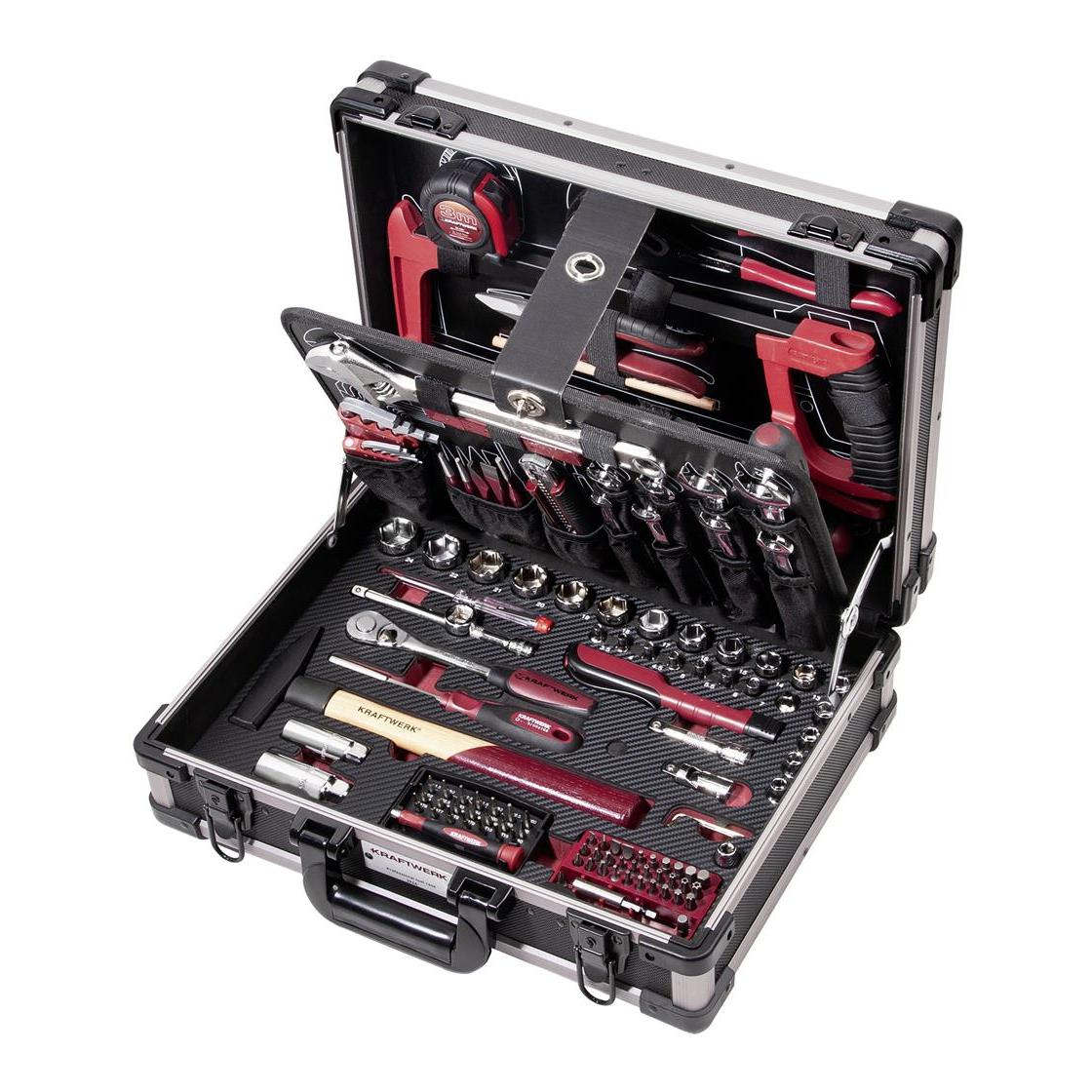 Kraftwerk Profi-Alu-Werkzeugkoffer - 151-tlg.