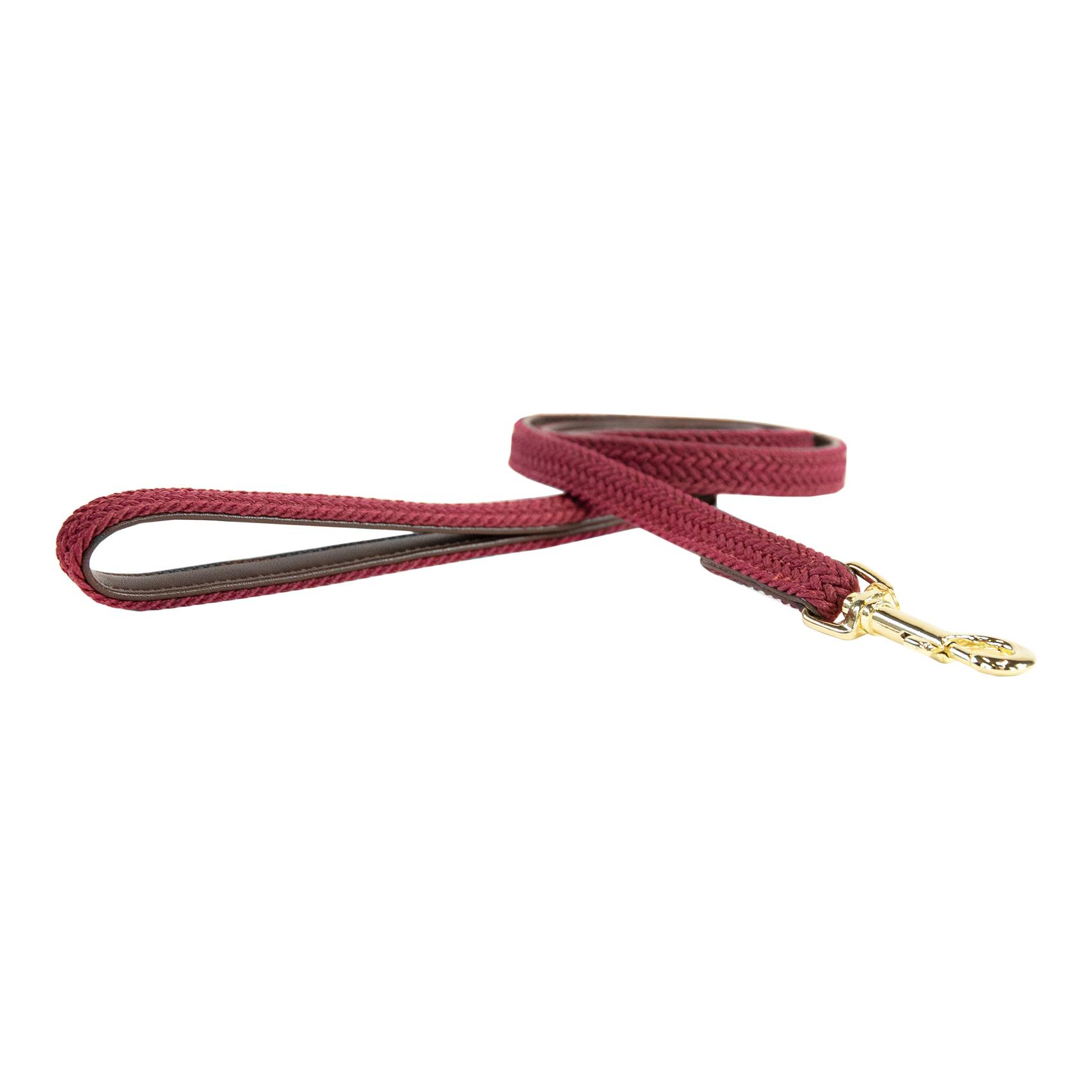 Kentucky Dogwear Hundeleine Nylon geflochten - bordeaux